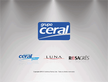 Tablet Screenshot of grupoceral.com.br